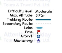 Index of Manaslu Circuit Trek Map